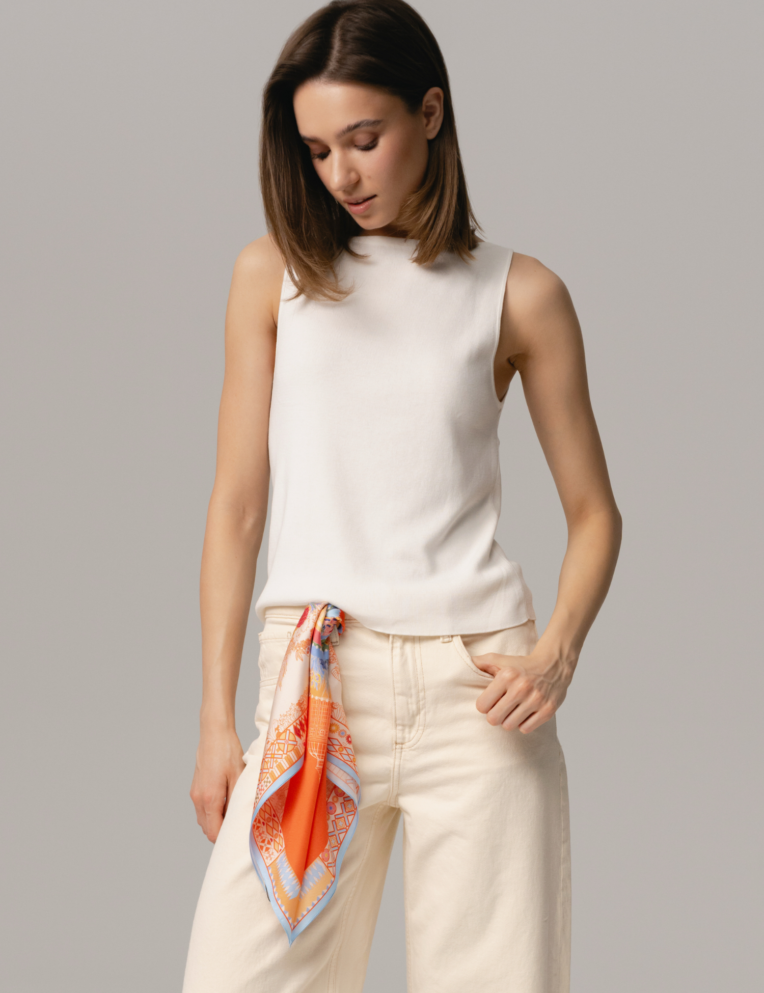 Картинка Шовкова хустина «Garden Orange»